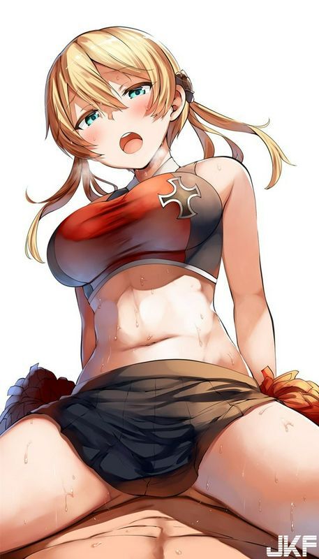 骑乗位女性上位な体位の二次エロ画像座位そ